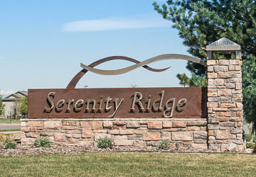 Serenity Ridge Entrance